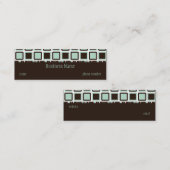 Mini Le carte de visite maigre de télévision (Devant / Derrière)