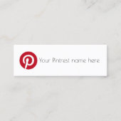 Mini le carte de visite pintrest (Devant)