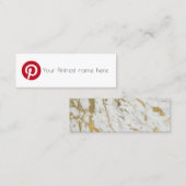 Mini le carte de visite pintrest (Devant / Derrière)