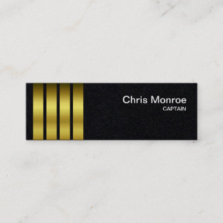 Mini Le pilote barre le carte de visite -