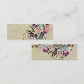 Mini Le résumé fleurit le carte de visite (Devant / Derrière)