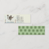 Mini Le singe brille le carte de visite (Devant / Derrière)