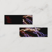 Mini L'électricité ! ! … Carte de visite (Devant / Derrière)