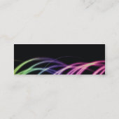 Mini Lignes onduleuses modèle de carte de visite (Dos)