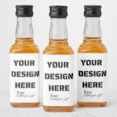 Mini Liquor Flesetiketten 3" x 2" Likeurfles Etiket (Flessen)