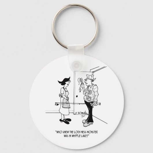 Mini Loch Ness Monster Sleutelhanger (Voorkant)