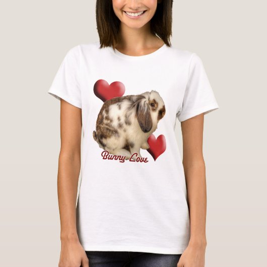 Mini-Lop-konijn T-shirt (Voorkant)