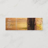 Mini Lucioles à neige carte de visite Bois (Dos)