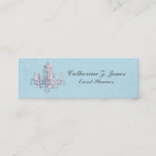 Mini Lustre Carte de visite maigre - bleu
