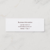 Mini Lutte contre les parasites - carte de visite (Dos)