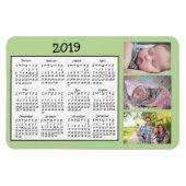 Mini Magnet Calendrier photo personnalisé 2018 (Horizontal)