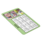 Mini Magnet Calendrier photo personnalisé 2018 (Côté Droit)