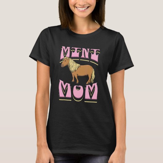 Mini Mam Miniature Horse T-shirt (Voorkant)