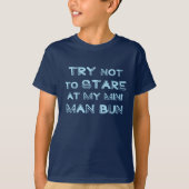 Mini Man Bun T-shirt (Voorkant)