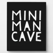 Mini Man Cave Jongenskamermuurtekst  Fotoplaat (Voorkant)