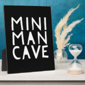 Mini Man Cave Jongenskamermuurtekst  Fotoplaat (Zijkant)