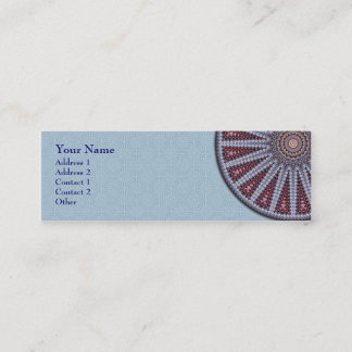 Mini Mandala d'achèvement • Carte de visite de profil
