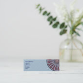 Mini Mandala d'achèvement • Carte de visite de profil (Debout devant)