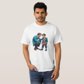 Mini Me, Maxi Hero: T-shirt (Voorkant volledig)