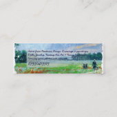 Mini Meadows carte de visite lié à la nature (Dos)