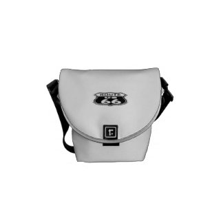 Mini Messenger Bag, binnenzijde afdrukken - Route Bag