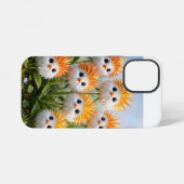 Mini Mignon Coque Fantastique Fleurie pour iPhone 12 Mi (Verso Horizontal)