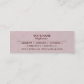 Mini Miroir Sur Le Mur - Carte de visite (Dos)