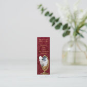 Mini Miroir Sur Le Mur - Carte de visite (Debout devant)