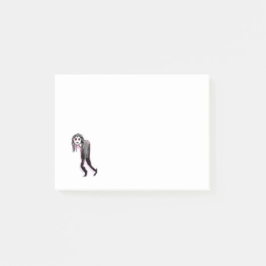 Mini-Miserable Goth Post-It Notes (Devant)