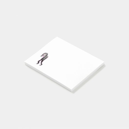 Mini Miserable Gothic Post-It Notes (Schuin)