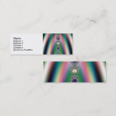 Mini Modèle de carte de visite arc-en-ciel (Devant / Derrière)