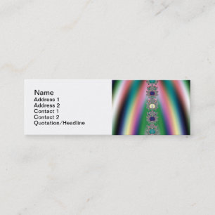 Mini Modèle de carte de visite arc-en-ciel