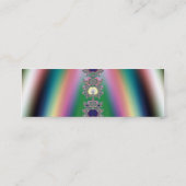 Mini Modèle de carte de visite arc-en-ciel (Dos)