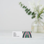 Mini Modèle de carte de visite arc-en-ciel (Debout devant)
