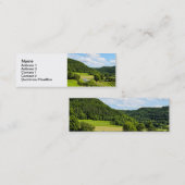 Mini Modèle de carte de visite Bavière (Devant / Derrière)