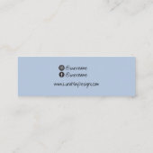 Mini Modèle de carte de visite d'affichage de bijoux (Dos)