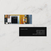 Mini modèle de carte de visite de carte (Devant / Derrière)