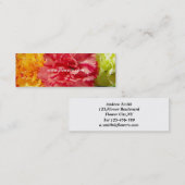 Mini Modèle de carte de visite de magasin de fleurs (Devant / Derrière)