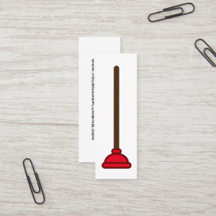 Mini Modèle de carte de visite des services de plomberi