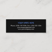 Mini Modèle de carte de visite du bleu 2 de circuit (Dos)
