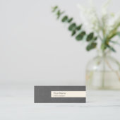 Mini Modèle de carte de visite du concepteur d'intérieu (Debout devant)