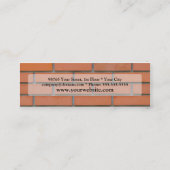 Mini Modèle de carte de visite éculée pour l'industrie  (Dos)