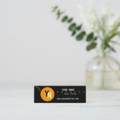 Mini Modèle de carte de visite Monogramme (Debout devant)