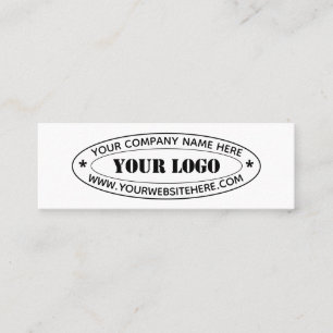 Mini Modèle de carte de visite texte personnalisé du lo