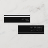 Mini Modèle fumiste de carte de visite de rayure maigre (Devant / Derrière)