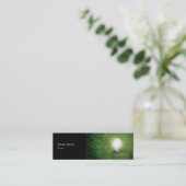 Mini Modèle vert de carte de visite d'énergie (Debout devant)