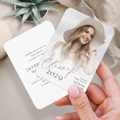 Mini Moderne Chic Script Photo Invitation