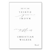 Mini-moderne design Script pliable carte de place  (Par défaut)