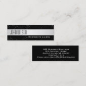 Mini Moderne Professional Slim Line Carte de visite noi (Devant / Derrière)
