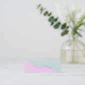Mini Moderne Punchy Pastel Duotone - Carte de visite (Debout devant)